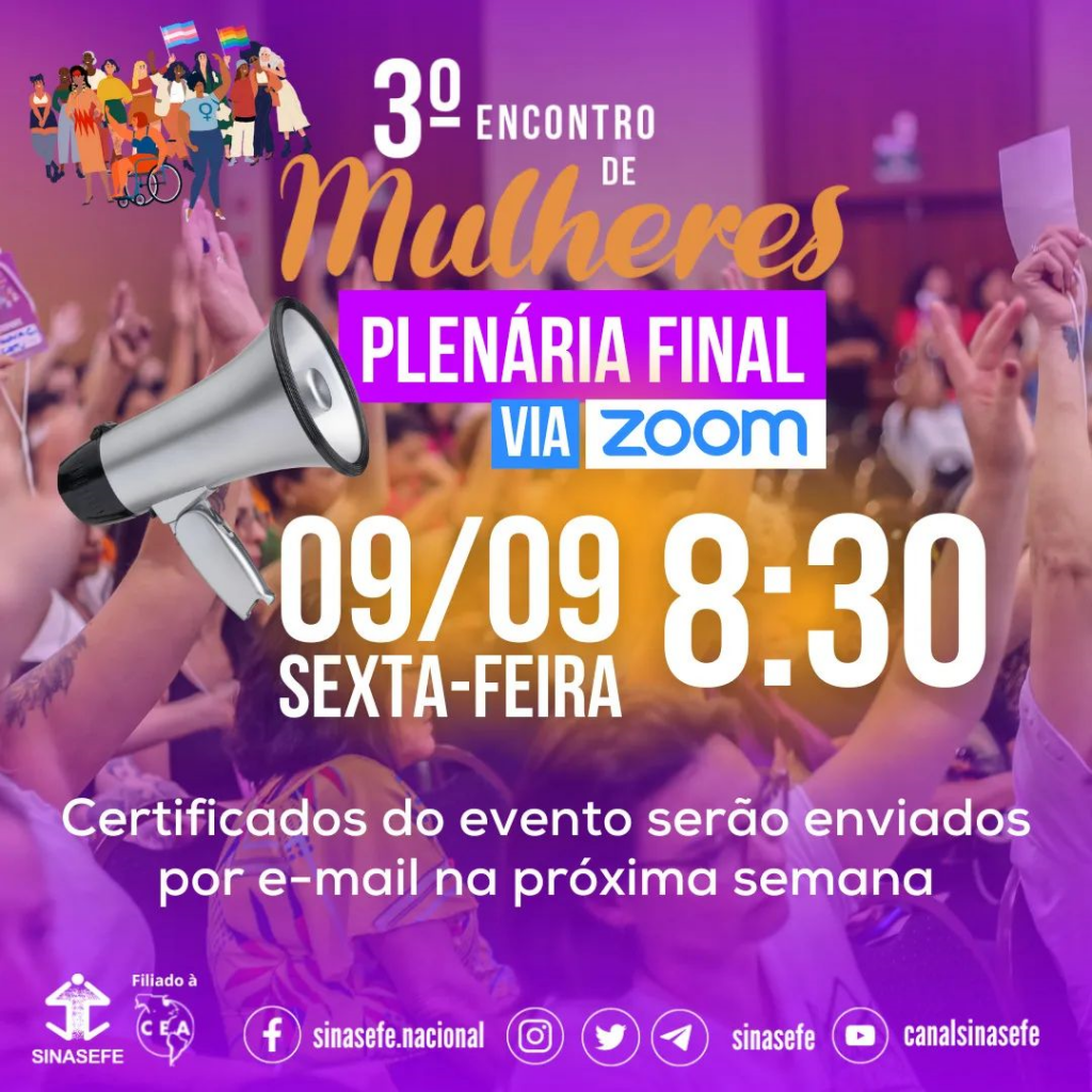 Plenária Final 3º Encontro de Mulheres Sindsifce