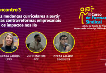 II Curso de Formação Sindical realiza terceiro encontro neste sábado (28)