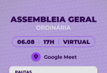 Assembleia desta quinta-feira (6) definirá representantes para encontros do SINASEFE