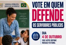 Vote em quem defende os servidores públicos!